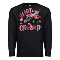 Black heart crusher Premium Sweatshirt - MaliasSmallBusiness
