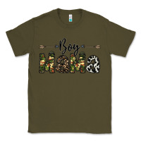 Army Green boy mama Classic Tee - CowhideDigitalArt