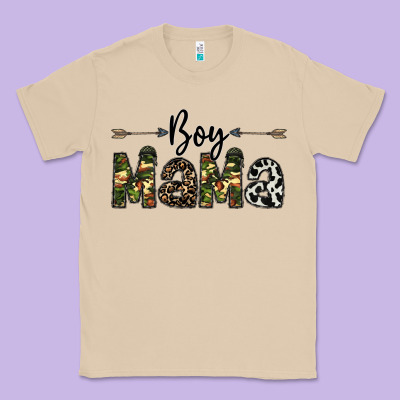 Boy Mama Classic Tee Designed By Cowhidedigitalart