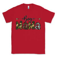 Red boy mama Classic Tee - CowhideDigitalArt