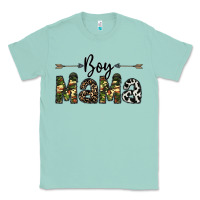 Seafoam boy mama Classic Tee - CowhideDigitalArt