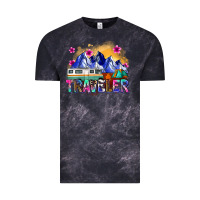 Cloud Black traveler Vintage Tee - Zillion Design Studio