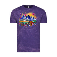 Cloud Purple traveler Vintage Tee - Zillion Design Studio