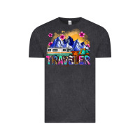 Vintage Black traveler Vintage Tee - Zillion Design Studio