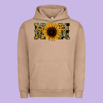 Leopard Sunflower Gemstone Mom Urban Hoodie Designed By Bettercallsaul
