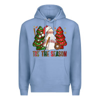 Colony Blue tis' the season baseball christmas cakes bbs Premium Hoodie - BundleAndBundleShop