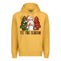 Mustard tis' the season baseball christmas cakes bbs Premium Hoodie - BundleAndBundleShop