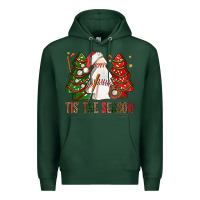 Sports Green tis' the season baseball christmas cakes bbs Premium Hoodie - BundleAndBundleShop