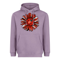 Lavender Ladybug Sunflower Heavyweight Hoodie - Jasminsmagicworld
