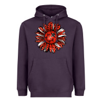 Plum Ladybug Sunflower Heavyweight Hoodie - Jasminsmagicworld