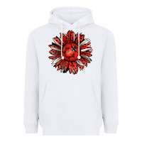 White Ladybug Sunflower Heavyweight Hoodie - Jasminsmagicworld