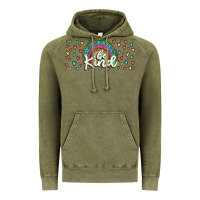 Vintage Olive be kind Vintage Hoodie - JahusDesignShop