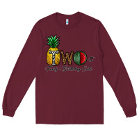 Burgundy two fruity birthday cutie Long Sleeve Tee - CowhideDigitalArt