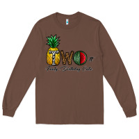 Chestnut two fruity birthday cutie Long Sleeve Tee - CowhideDigitalArt