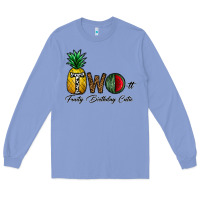 Colony Blue two fruity birthday cutie Long Sleeve Tee - CowhideDigitalArt