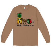 Toasted Coconut two fruity birthday cutie Long Sleeve Tee - CowhideDigitalArt