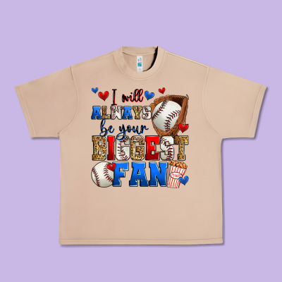 I Will Always Be Your Biggest Fan Baseball Urban Heavy Tee Designed By Zillion Design Studio