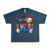 Midnight Navy i will always be your biggest fan baseball Urban Heavy Tee - Zillion Design Studio