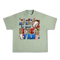 Oil Green i will always be your biggest fan baseball Urban Heavy Tee - Zillion Design Studio
