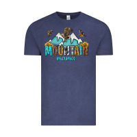 Vintage Denim mountain mama Vintage Tee - texasbilliewilder