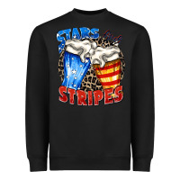 Black stars and stripes beer Heavyweight Sweatshirt - Zillion Design Studio