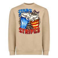 Mushroom stars and stripes beer Heavyweight Sweatshirt - Zillion Design Studio