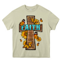 Mossy Western Faith Cross Butterfly Heavy Core Tee - LillyAllenDesigns