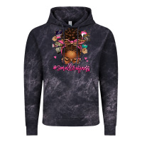Cloud Black small business afro messy bun Vintage Hoodie - texasbilliewilder