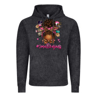Small Business Afro Messy Bun Vintage Hoodie | Teevron