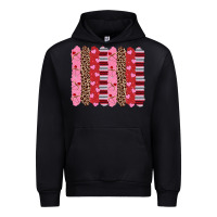 Black valentine's day brushstrokes Urban Hoodie - RanaPortraitStore