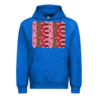 Cobalt valentine's day brushstrokes Urban Hoodie - RanaPortraitStore