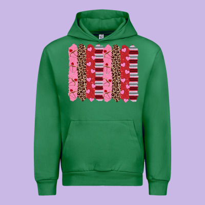 Valentine's Day Brushstrokes Urban Hoodie Designed By Ranaportraitstore