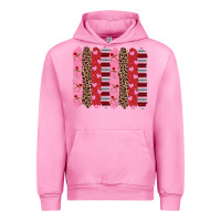 Fuchsia Pink valentine's day brushstrokes Urban Hoodie - RanaPortraitStore
