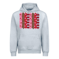 Heather Grey valentine's day brushstrokes Urban Hoodie - RanaPortraitStore