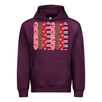Mauve Wine valentine's day brushstrokes Urban Hoodie - RanaPortraitStore
