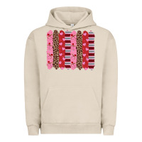 Pigment French Oak valentine's day brushstrokes Urban Hoodie - RanaPortraitStore