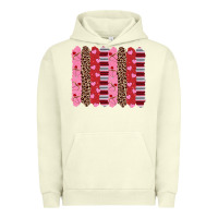 Pigment Pistachio valentine's day brushstrokes Urban Hoodie - RanaPortraitStore