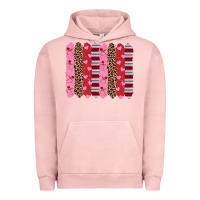 Pigment Salmon valentine's day brushstrokes Urban Hoodie - RanaPortraitStore
