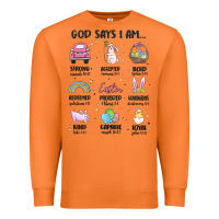 Carrot christian easter Premium Sweatshirt - MaliasSmallBusiness