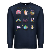 Navy christian easter Premium Sweatshirt - MaliasSmallBusiness