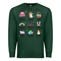 Sports Green christian easter Premium Sweatshirt - MaliasSmallBusiness