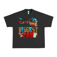Pigment Black i will always be your biggest fan american footbal Urban Heavy Tee - Zillion Design Studio