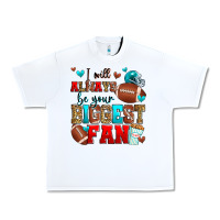White i will always be your biggest fan american footbal Urban Heavy Tee - Zillion Design Studio