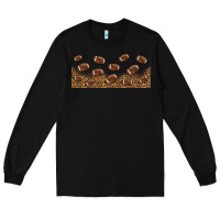 Black leopard american football libbey glass Long Sleeve Tee - HRA Design Shop