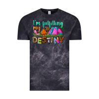 Cloud Black i'm fulfilling my destiny Vintage Tee - Zillion Design Studio