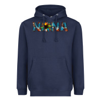 Navy nana cowhide sunflower Heavyweight Hoodie - Jasminsmagicworld
