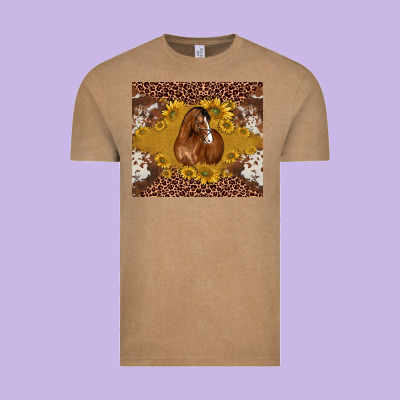 Horse Vintage Tee Designed By Barkaloodesign