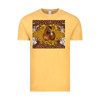 Vintage Mustard horse Vintage Tee - BarkalooDesign