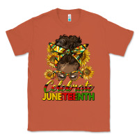 Copper celebrate juneteenth black woman bun Classic Tee - HRA Design Shop