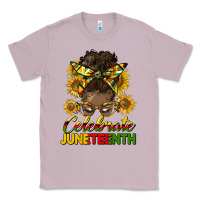 Lilac celebrate juneteenth black woman bun Classic Tee - HRA Design Shop